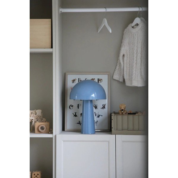 Modrá stolová lampa s kovovým tienidlom (výška 36 cm) Mantar – Markslöjd-image-2