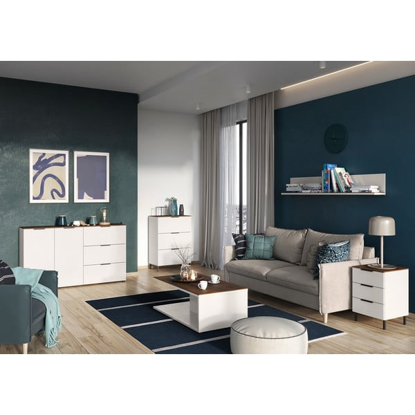 Svetlosivá polica v dekore orecha California - Germania-image-4