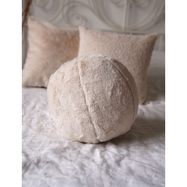 Dekoračný vankúš z mikroplyšu ø 25 cm Top – Mioli Decor-image-2