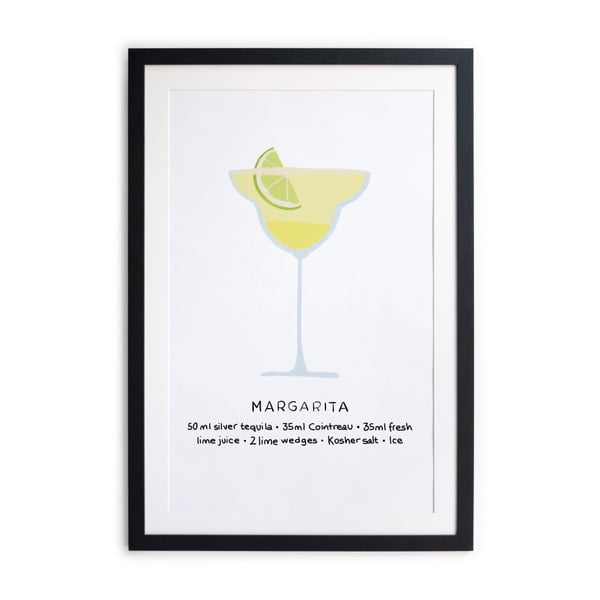 Zarámovaný plagát Really Nice Things Margarita, 40 × 50 cm