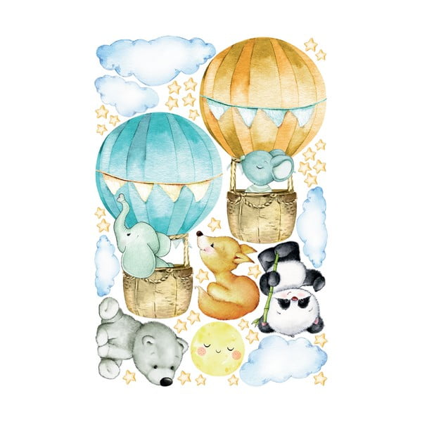 Detské samolepky na stenu Ambiance Balloons and Stars-image-2