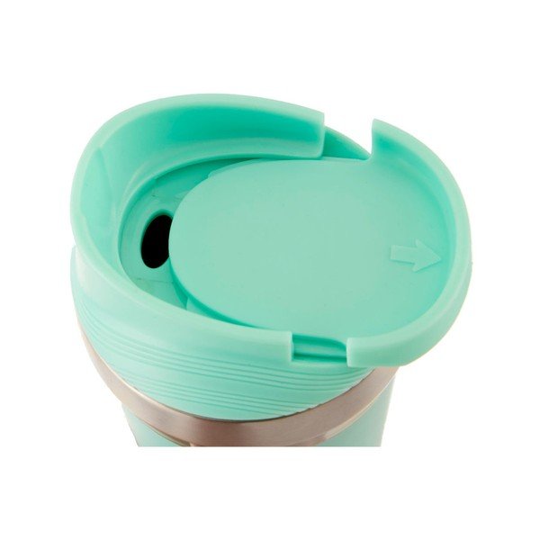 Tyrkysový antikoro cestovný termohrnček Premier Housowares Mimo, 380 ml-image-2