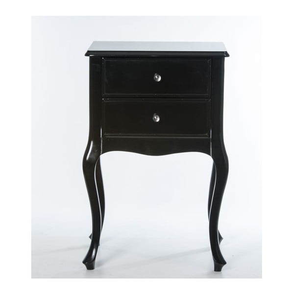 Odkladací stolík Black Vintage, 46x33x70 cm