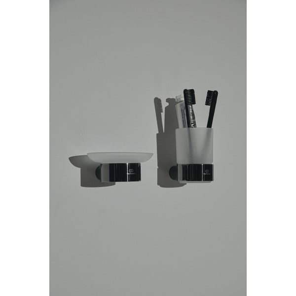 Antracitová nástenná kovová nádobka na mydlo Conca – Ideal Standard-image-1