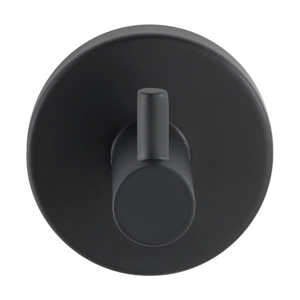 Matne čierny nástenný háčik z nehrdzavejúcej ocele Bosio – Wenko-image-2