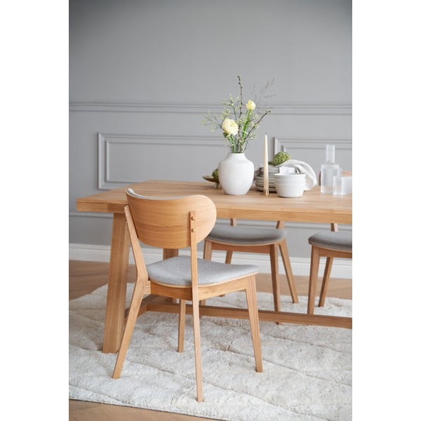 Jedálenský stôl z brúseného dubového dreva Rowico Brooklyn, 170 x 95 cm-image-1