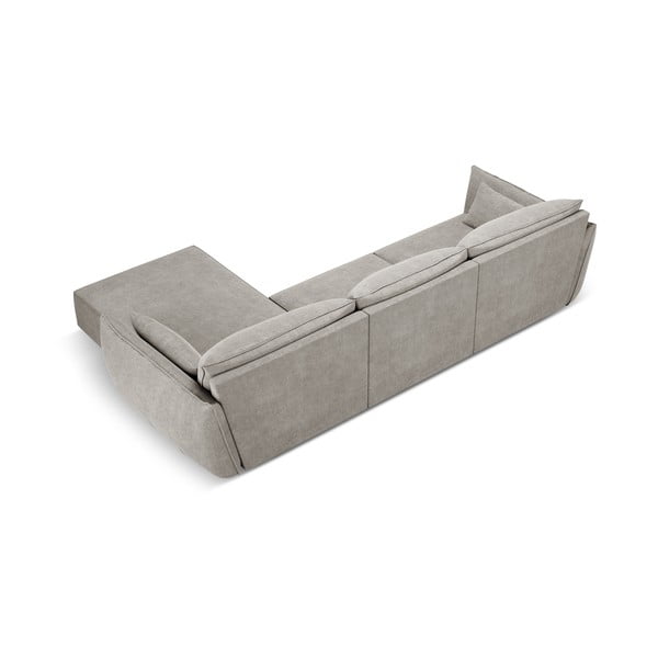 Svetlosivá rohová pohovka (pravý roh) Vanda - Mazzini Sofas-image-3