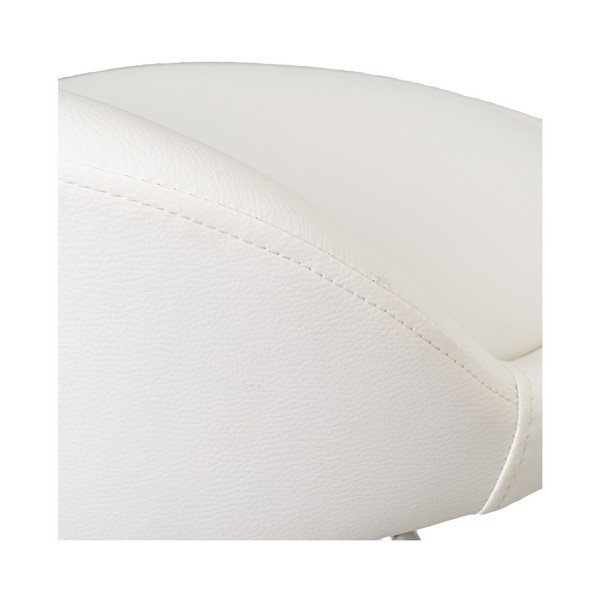 Biele barové stoličky s nastaviteľnou výškou z imitácie kože v súprave 2 ks (výška sedadla 72 cm) – Casa Selección-image-1