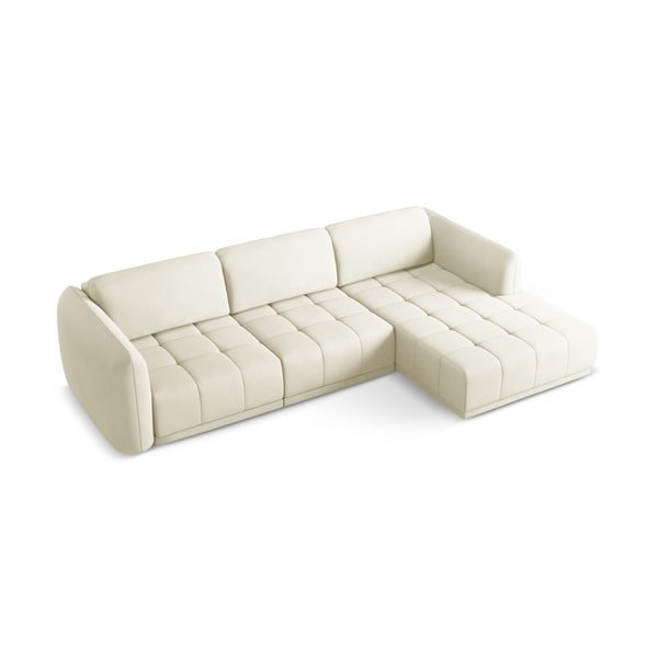 Biela rohová pohovka (pravý roh) Hoku – Makamii-image-2