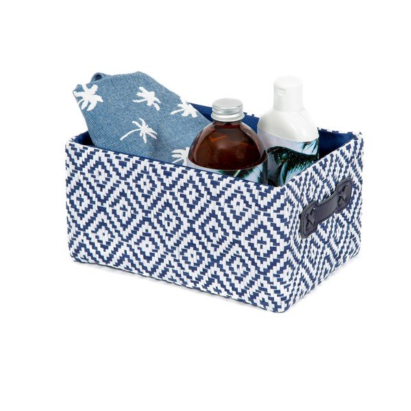 Látkový košík do kúpeľne 23,5x16x12 cm Enzo – Compactor-image-3