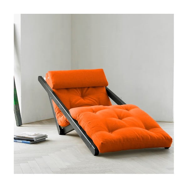 Leňoška Karup Figo Wenge / Orange,  70 cm