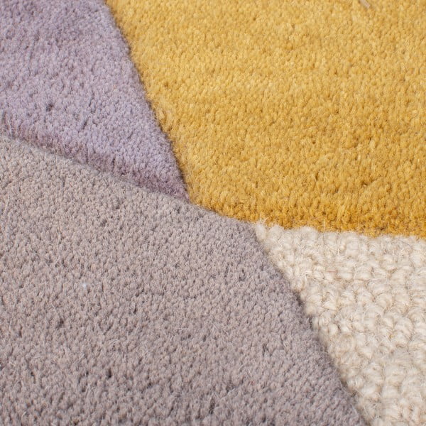 Ručne tkaný vlnený okrúhly koberec ø 160 cm Glow Multi – Flair Rugs-image-4