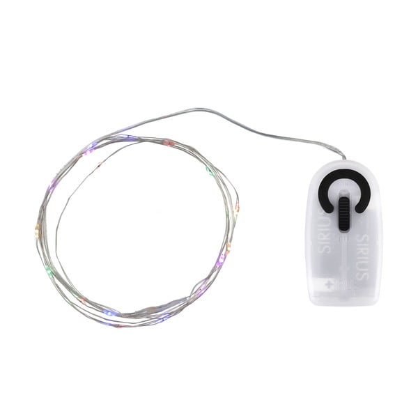 Svetelná reťaz počet žiaroviek 20 ks dĺžka 190 cm Knirke multi – Sirius