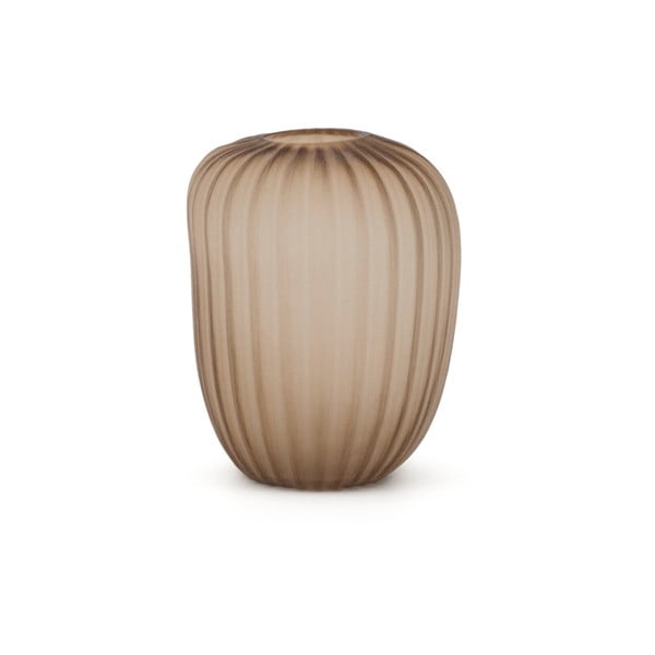 Béžová sklenená váza (výška 27 cm) Lumia – Kave Home-image-4