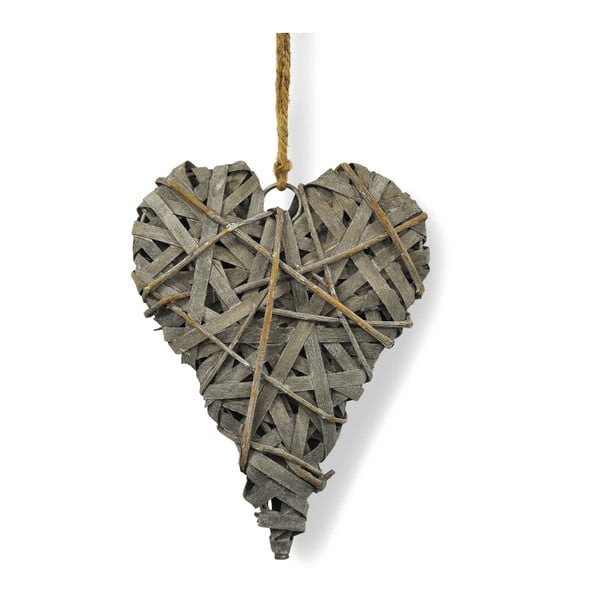 Závesná drevená dekorácia Interiörhuset Chippy Heart