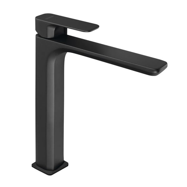 Matne čierna stojančeková umývadlová batéria Spy – Sapho