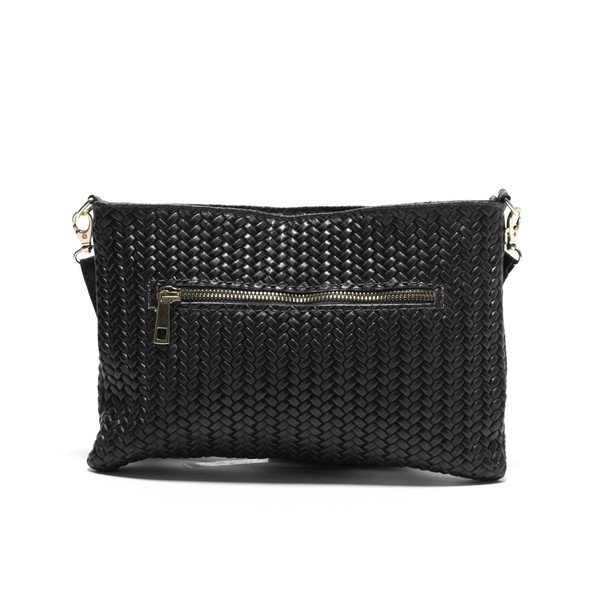 Čierna kožená kabelka Isabella Rhea no. 8029-image-1
