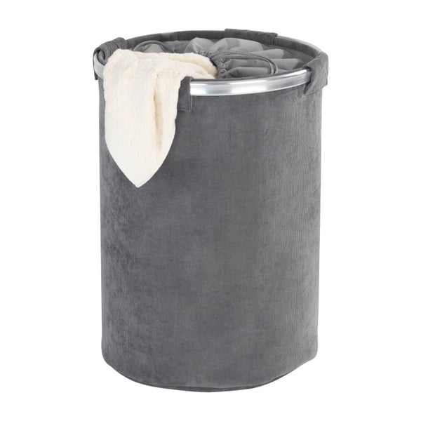 Sivý kôš na bielizeň Wenko Cordoba, 68 l-image-1
