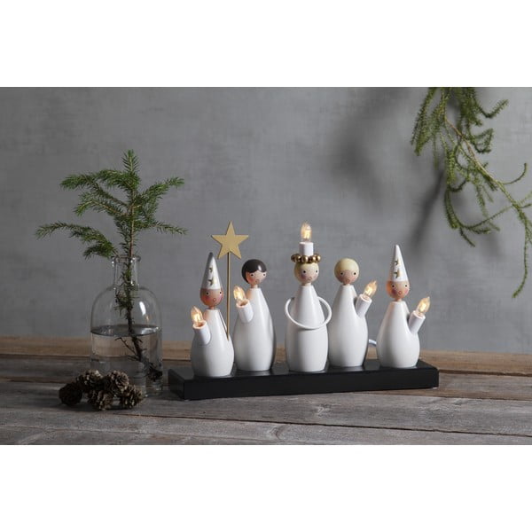 Čiern-obiela svetelná dekorácia do zásuvky Luciakör – Star Trading-image-3