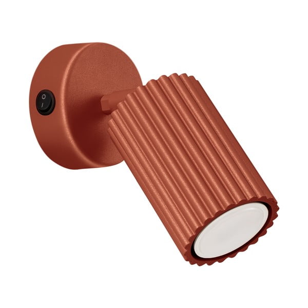 Bodové svietidlo v tehlovej farbe 8x16 cm Gleam – Sollux