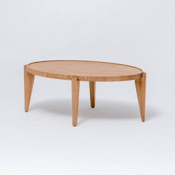 Dubový kávový stolík Bontri, 90x50 cm
