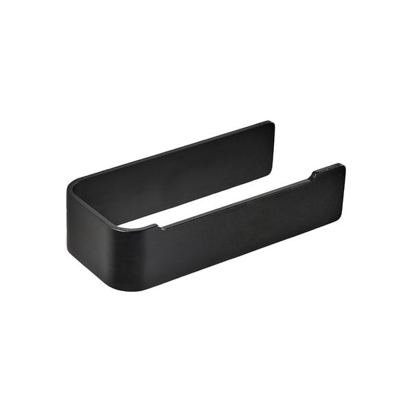 Čierny nástenný kovový držiak na toaletný papier Ume – Zone-image-2