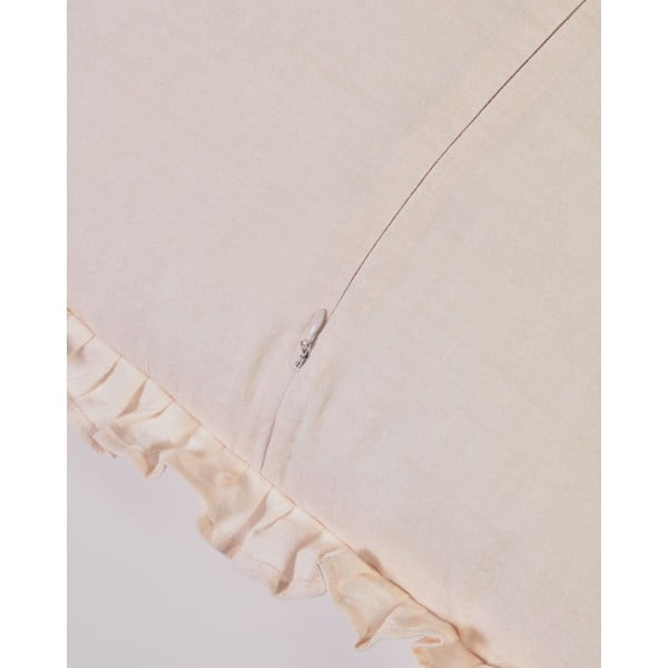 Obliečka na vankúš s prímesou ľanu 45x45 cm Nacha – Kave Home-image-2