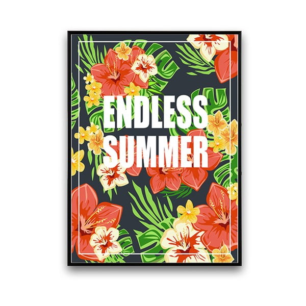 Plagát s kvetmi Endless Summer, 30 x 40 cm