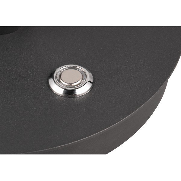 Čierna LED stolová lampa s kovovým tienidlom (výška 56 cm) Nala – Trio Select-image-3