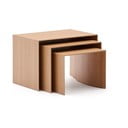 Odkladacie stolíky v súprave 3 ks v dekore duba 40x60 cm Litto – Kave Home