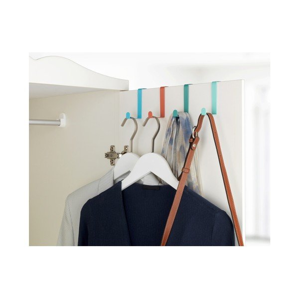 Súprava 4 farebných závesných háčikov Wenko Home-image-1