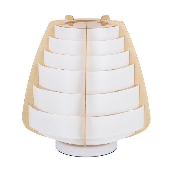 Biela stolová lampa (výška 27 cm) Nagoja – Candellux Lighting