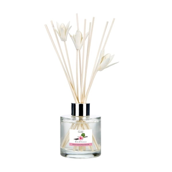 Aromatický difuzér s vôňou ruže a vanilky Copenhagen Candles, 100 ml