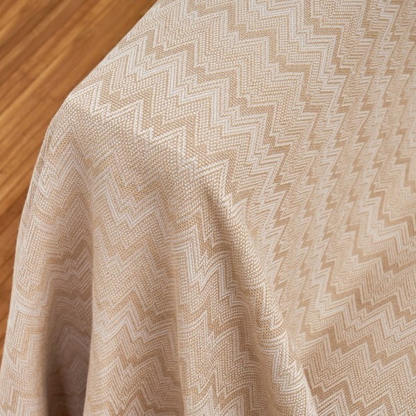 Béžový pléd na dvojlôžko 230x290 cm Up & Down – Casa Selección-image-2