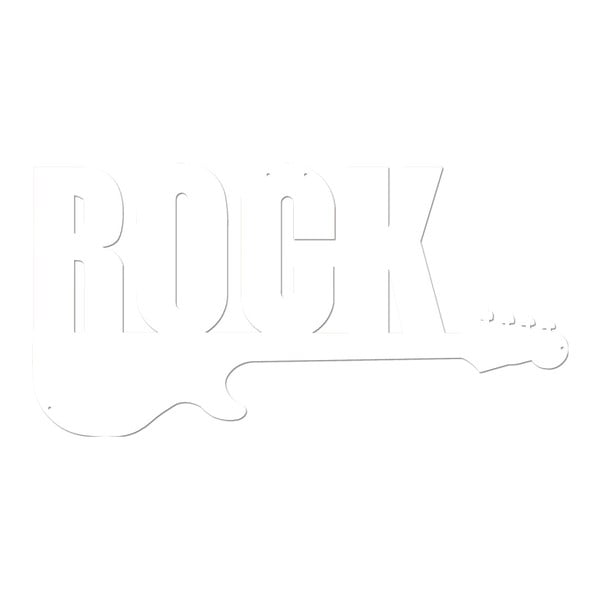 Biela nástenná kovová dekorácia Wall Decor Rock
