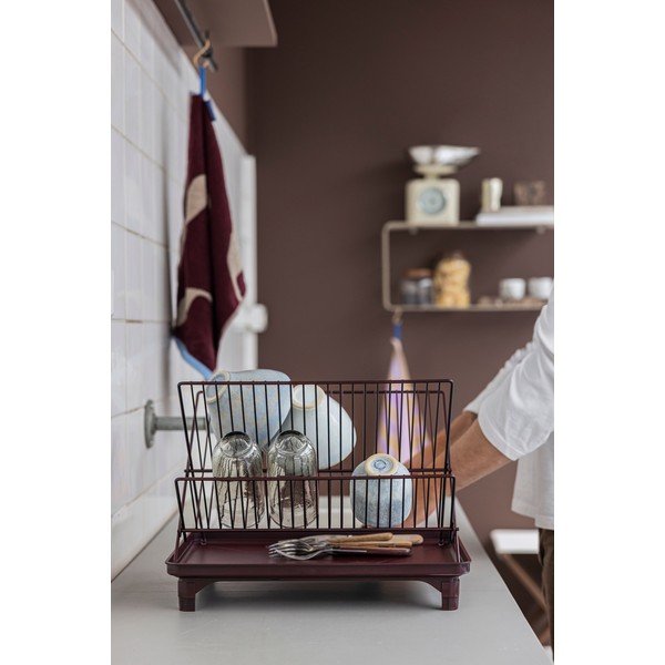 Vínový dvojposchodový odkvapkávač 42x29 cm Dry-It – Mette Ditmer Denmark-image-3