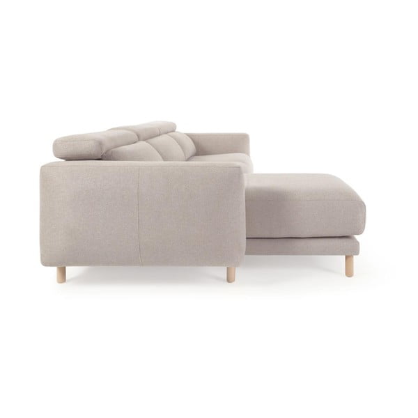 Béžová rohová pohovka (ľavý roh) Singa - Kave Home-image-4