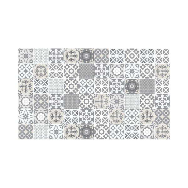 Sada 60 nástenných samolepiek Ambiance Artistic Shade of Gray, 10 × 10 cm-image-2