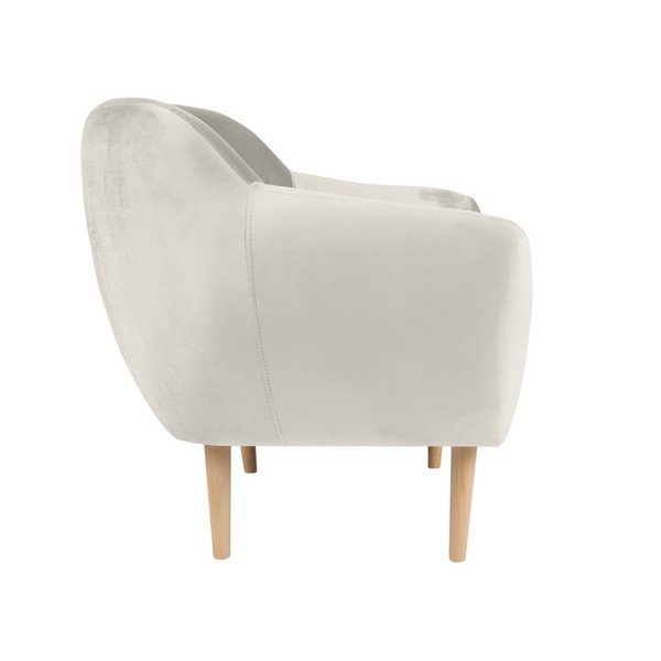 Krémové kreslo Mazzini Sofas Benito-image-1