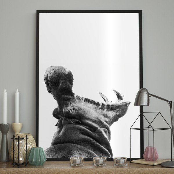 Plagát DecoKing Hippopotamus, 100 x 70 cm-image-1