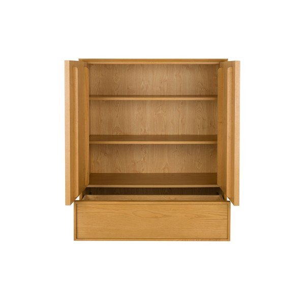 Skrinka z jaseňového dreva v prírodnej farbe 100x120x45 cm Raster – Zuiver-image-2