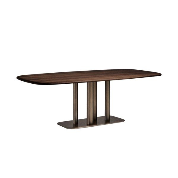 Jedálenský stôl v dekore orecha 100x180 cm Melvar – Kave Home
