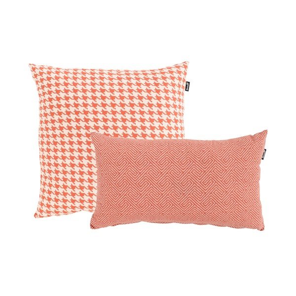 Oranžovo-biely vonkajší vankúš Hartman Poule, 50 x 50 cm-image-4