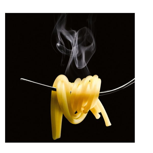 Sklenený obraz Spaghetti Al Dente, 30x30 cm