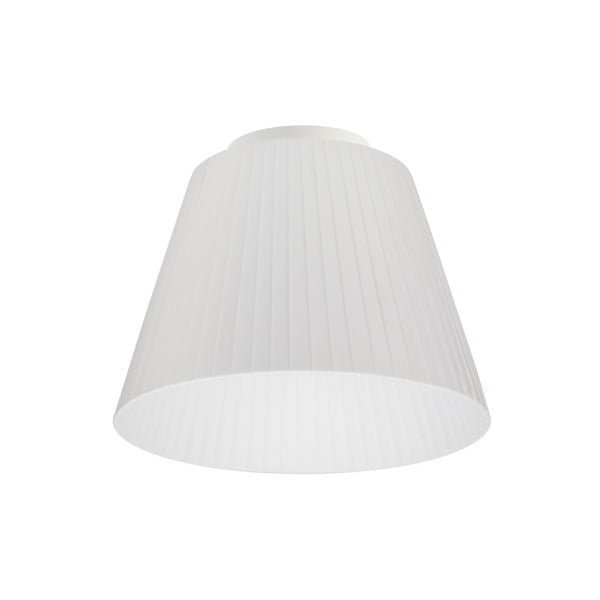 Biele stropné svietidlo Bulb Attack Dos Plisado, ⌀ 24 cm