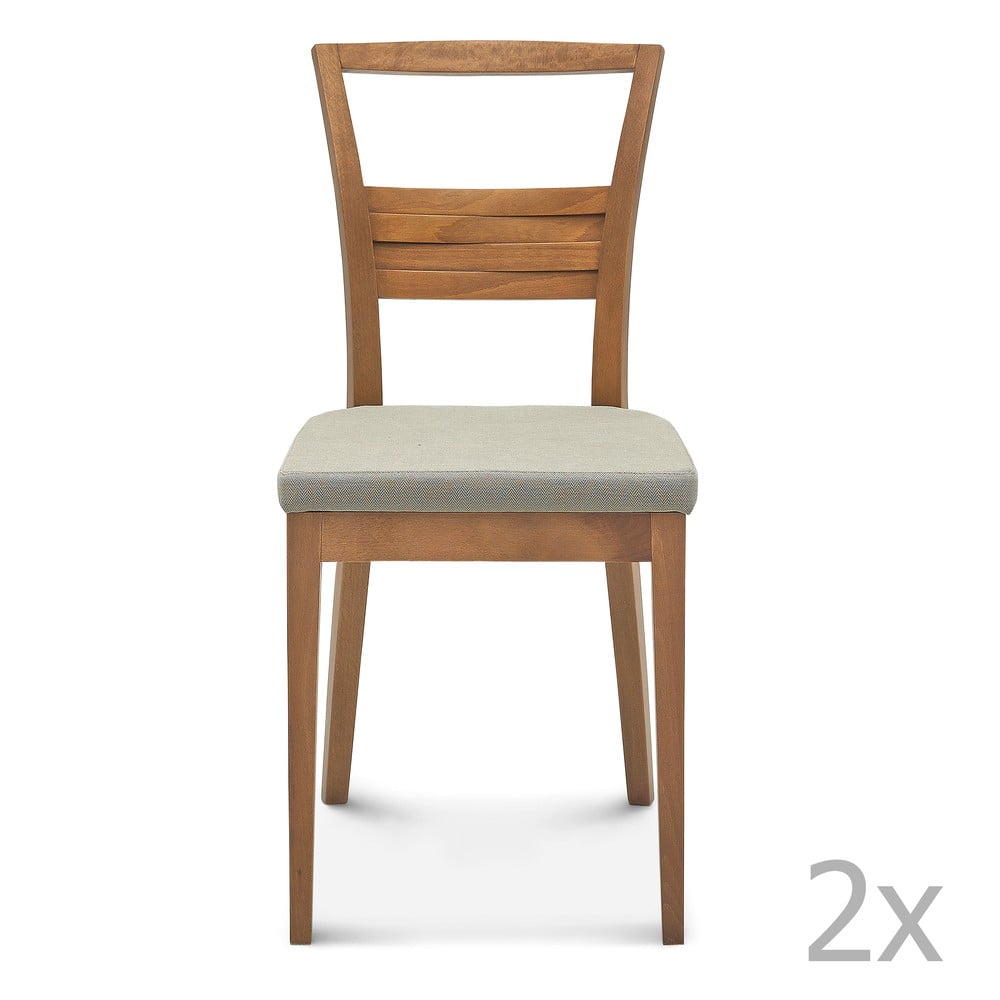 Sada 2 drevených stoličiek Fameg Greta