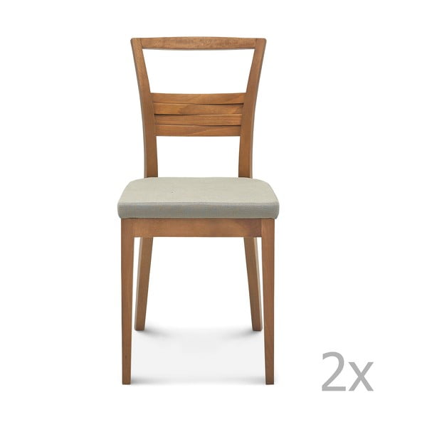 Sada 2 drevených stoličiek Fameg Greta