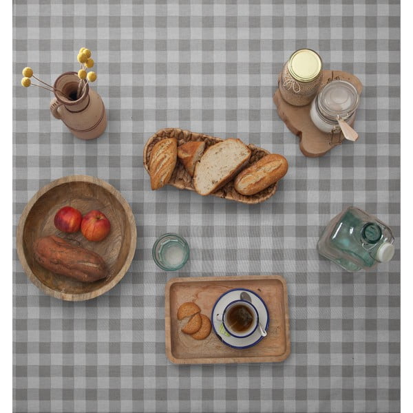 Obrus ​​Really Nice Things Grey Vichy, 140 x 200 cm-image-2