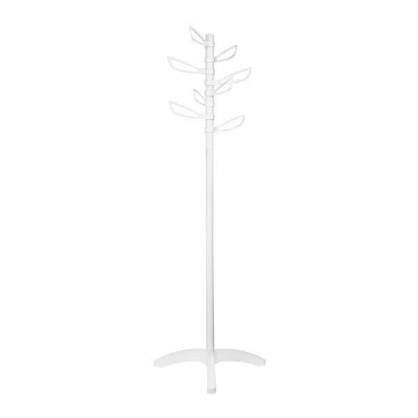 Kovový stojan, biely, 170 cm