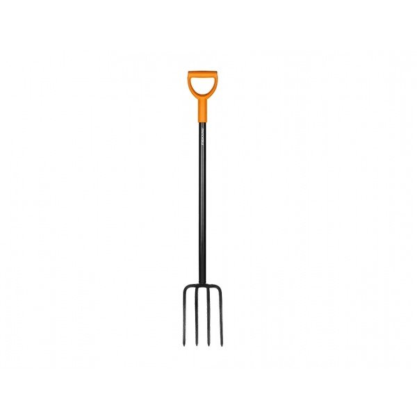 Čierne oceľové rycie vidly Fiskars Solid